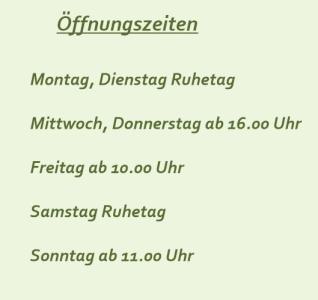 Öffnungszeiten